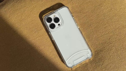 Handykordel mit Adapter, CLEAR Adapter mit Kordel PEPPELSTONE, Handarbeit von eilenna