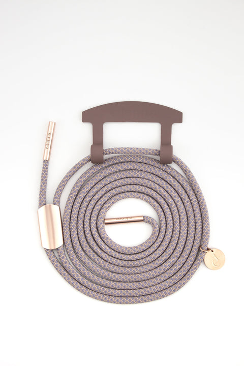 eilenna Handykette zum Austauschen für Smartcase, BERRY Clip mit Kordel OVER the TAUPE