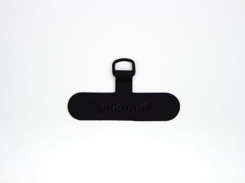 eilenna universal Handykette mit Karabiner und Patch, Kordel in SALT & PEPPER