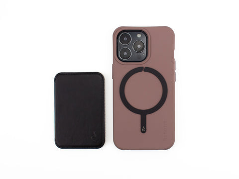 eilenna Magnetischer Kartenhalter zum Aufklappen für Handyhüllen mit MagSafe, Card Wallet für Apple Android