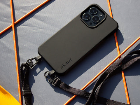 eilenna Lanyard mit SmartCase für iPhone Samsung, Set Handykette mit Schutzhülle, Wechselkette und Strap, Handygurt zum Umhängen