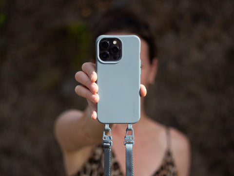 eilenna Lanyard mit SmartCase für iPhone Samsung, Set Handykette mit Handyhülle, Schutzhülle und Strap, Handygurt zum Umhängen